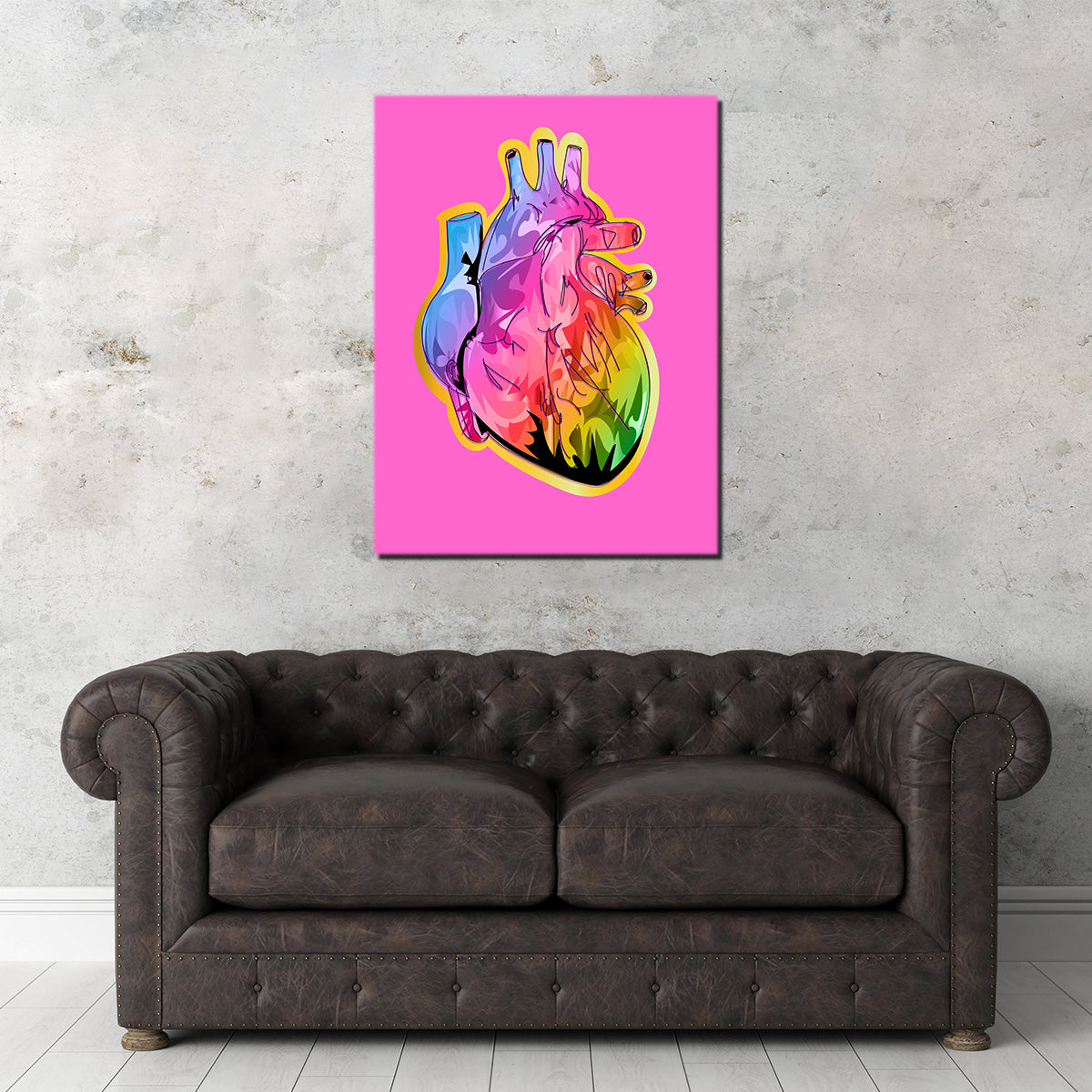 Stunning Red Heart Wall Art for Home Decor