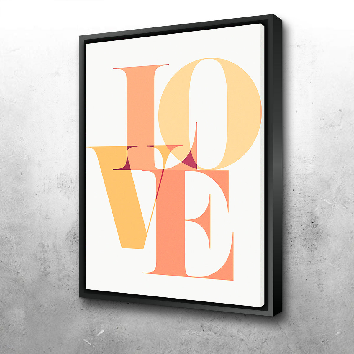 Exquisite Love Block Wall Art for Home Decor