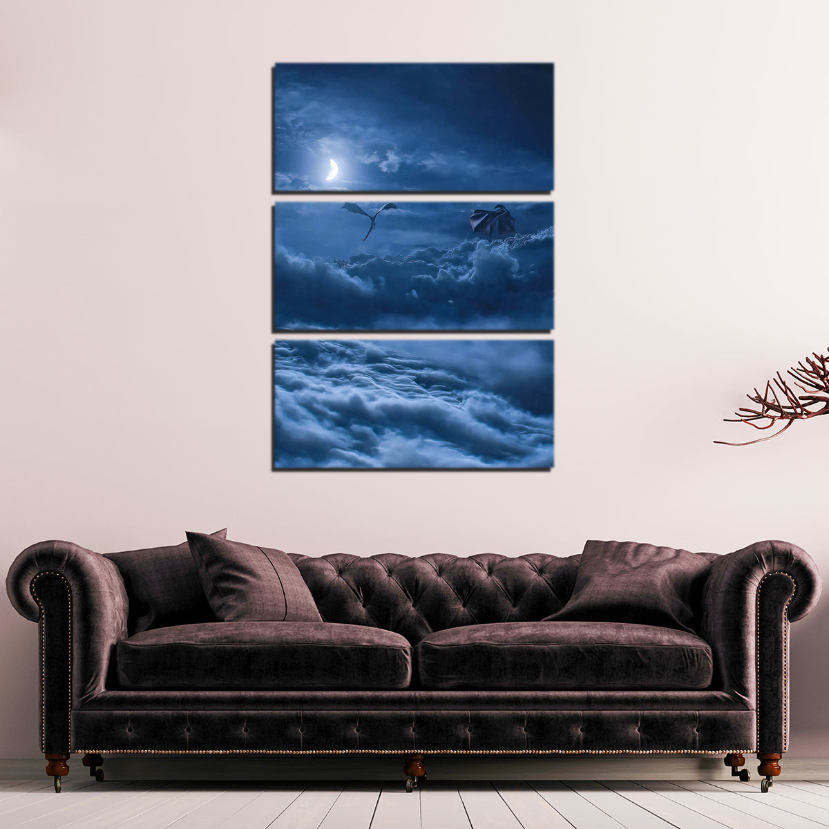 Stunning Dragons Wall Art by George Sorin