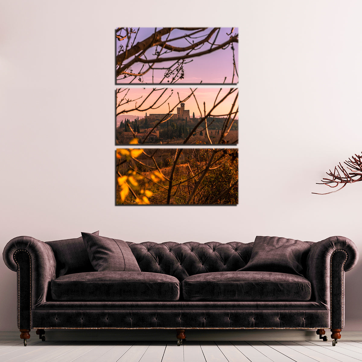 Stunning A Country Castle Wall Art by Stefano Baltieri
