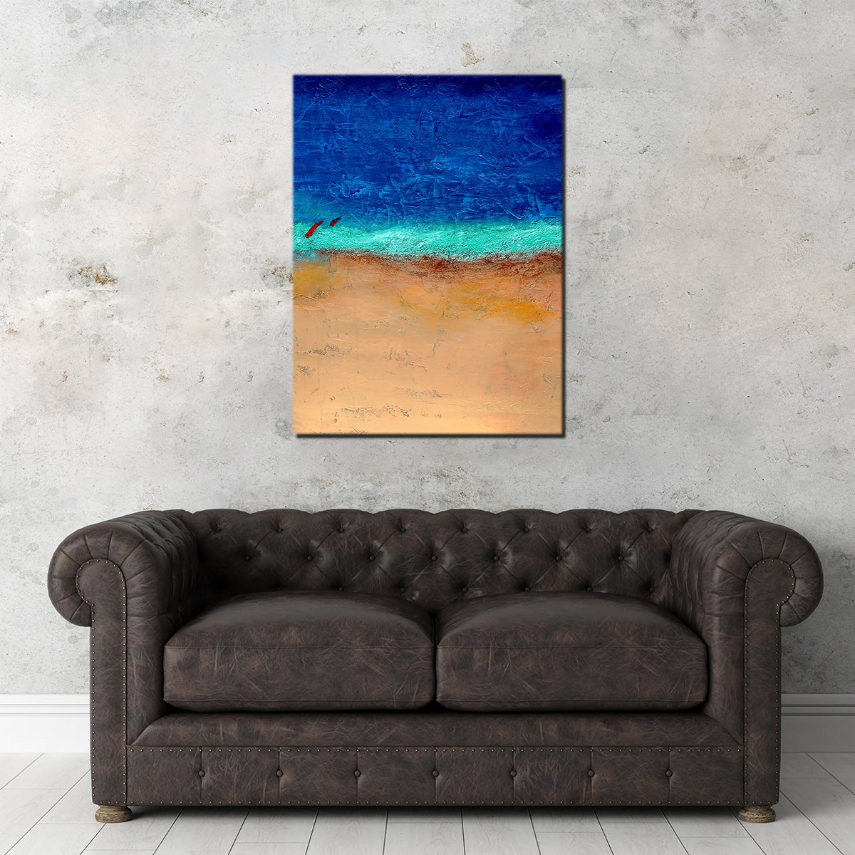 Exquisite Birds at Beach Wall Art by Peggy Hinaekian