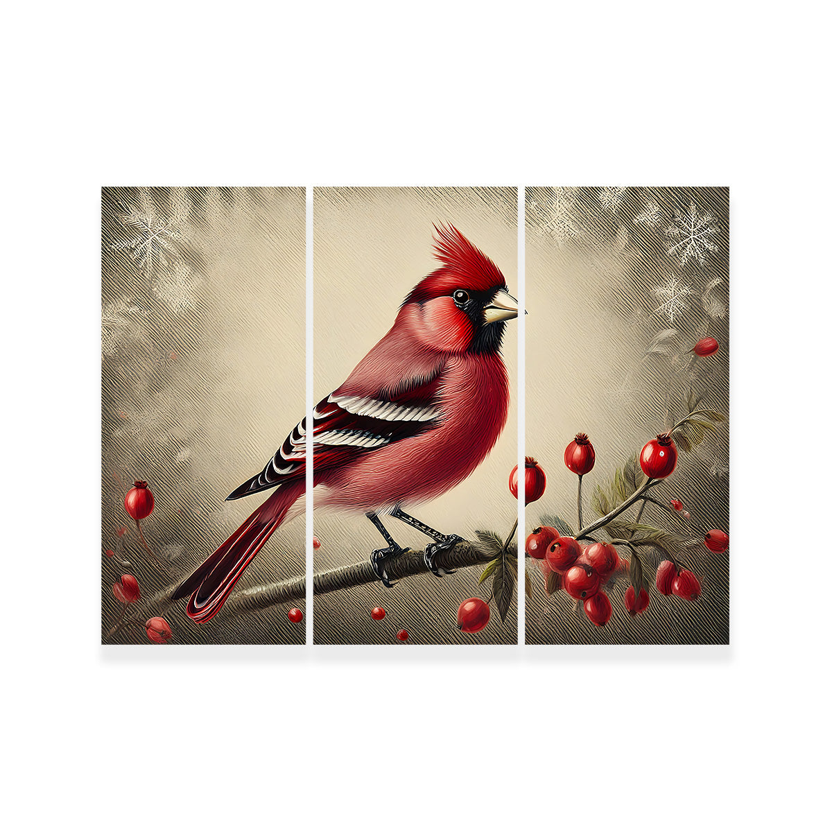Exquisite Classic Northern Cardinal Wall Art for Home Decor