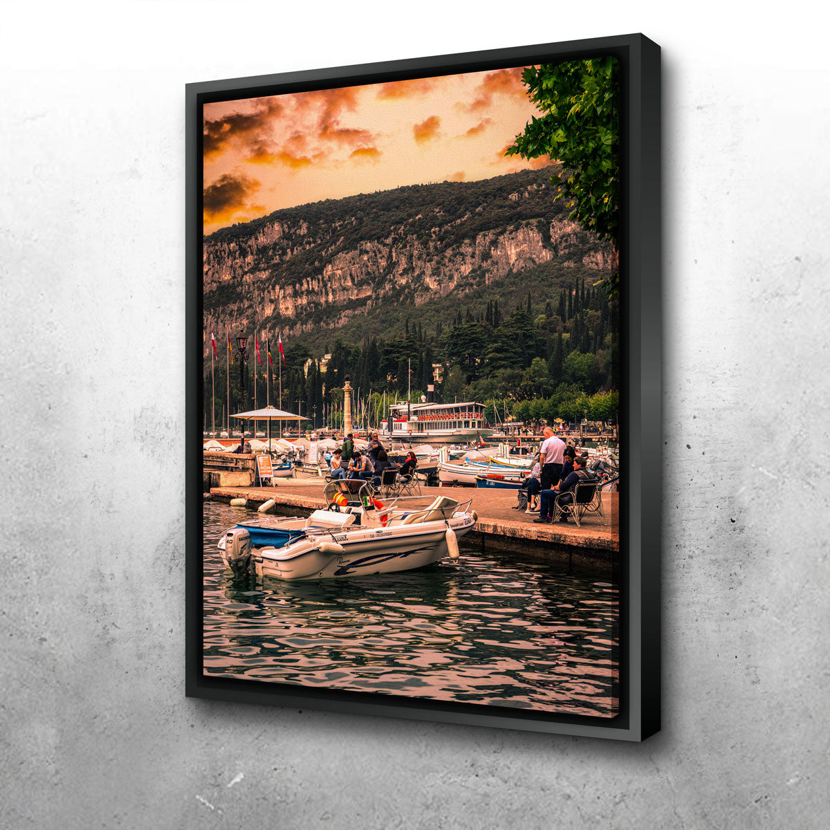 Breathtaking Garda at Sunset Wall Art by Stefano Baltieri