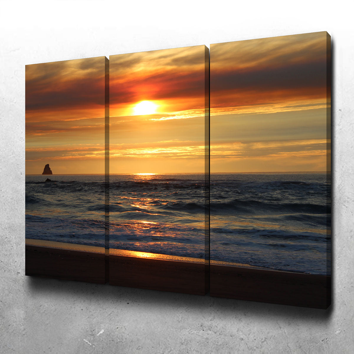 Breathtaking Oregon Coast Sunset Wall Art for Stunning Home Decor
