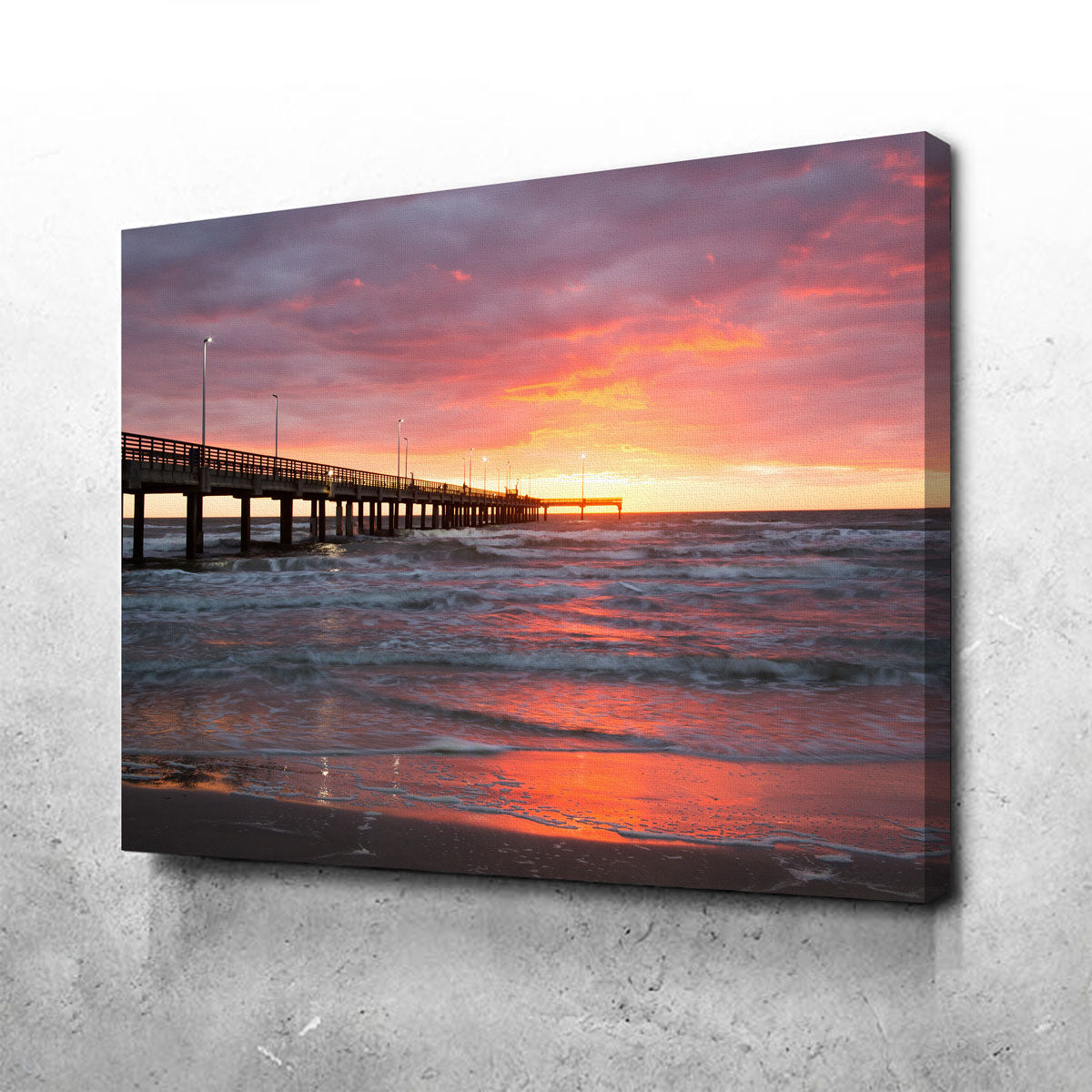 Stunning Bob Hall Pier Corpus Christi Wall Art for Your Home Decor