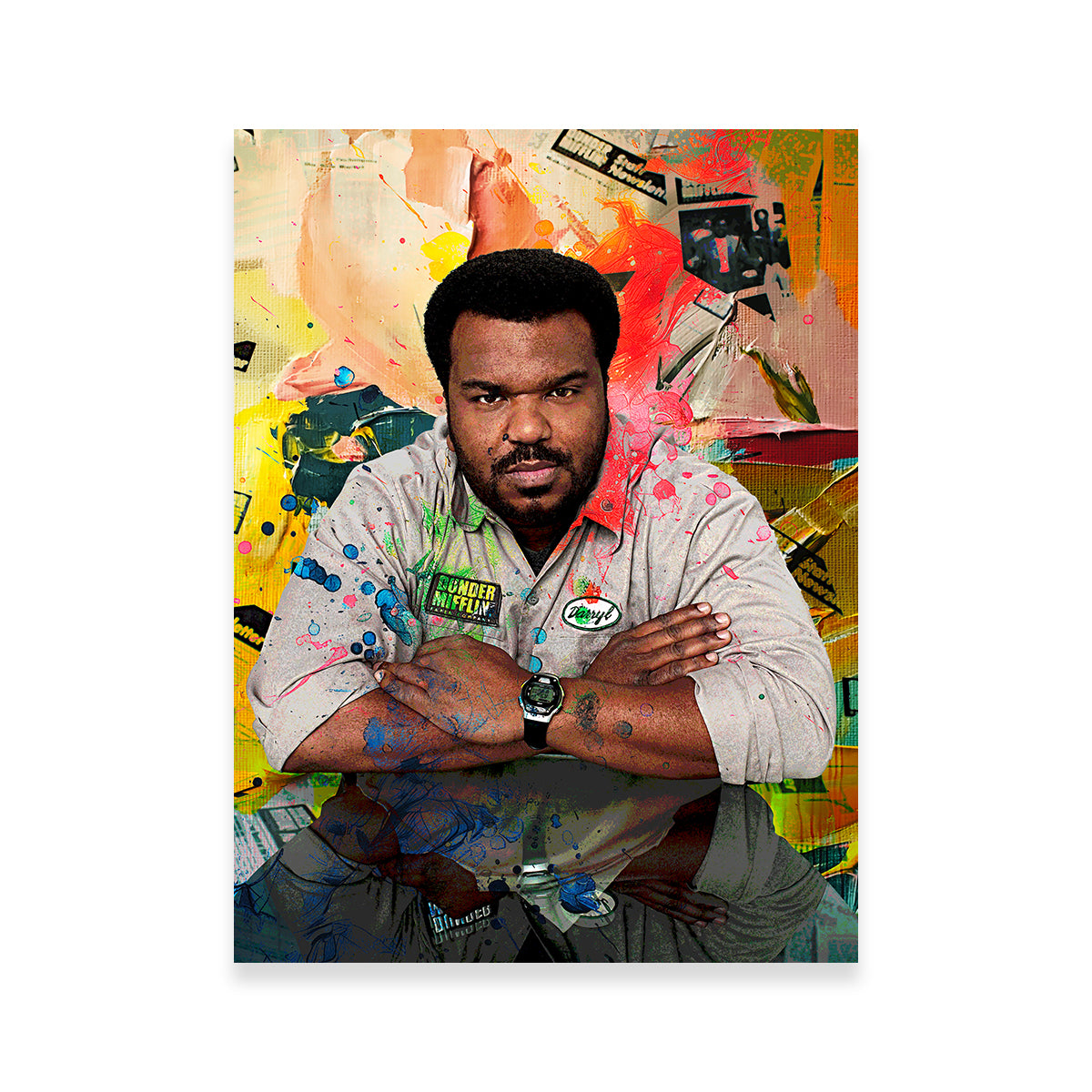 Darryl - The Office Wall Art: Sustainable Kiln - Dried Pine Frame Canvas Prints