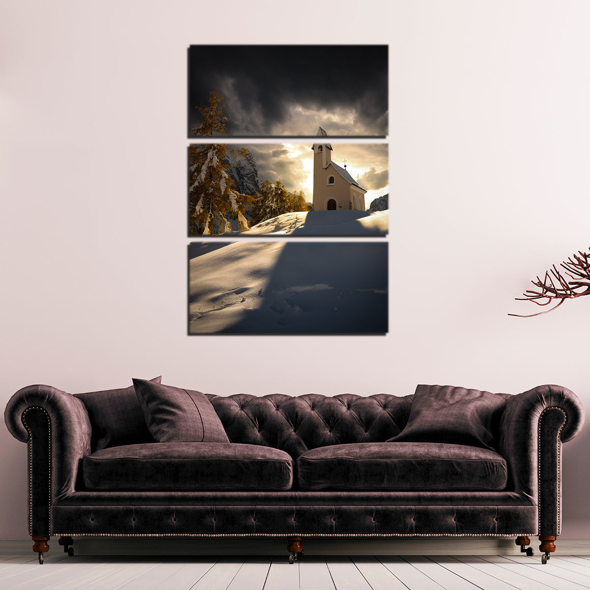 Stunning Passo Gardena Wall Art by Enzo Romano