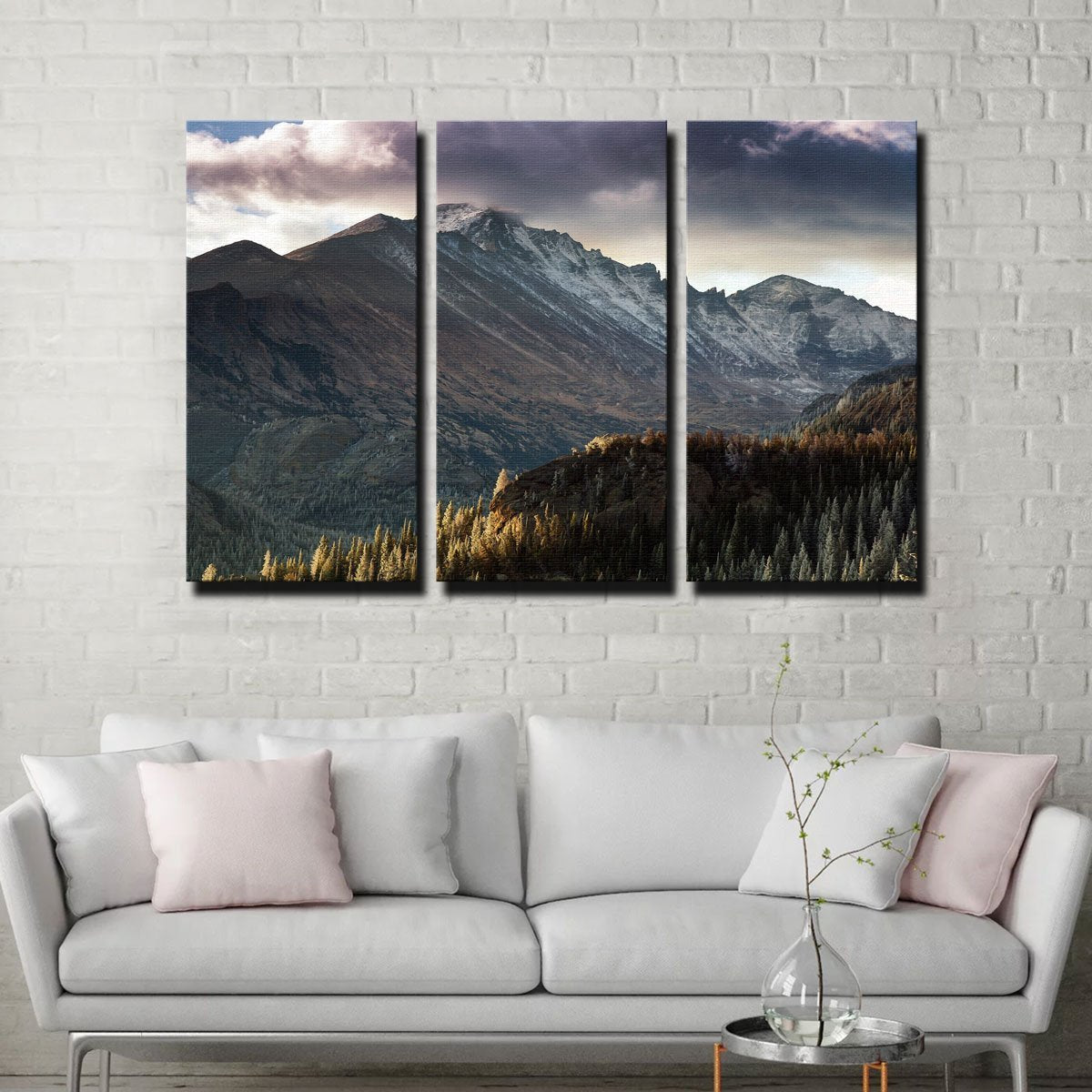 Exquisite Longs Peak Wall Art - Museum-Grade Canvas on Sustainable Pine Frames