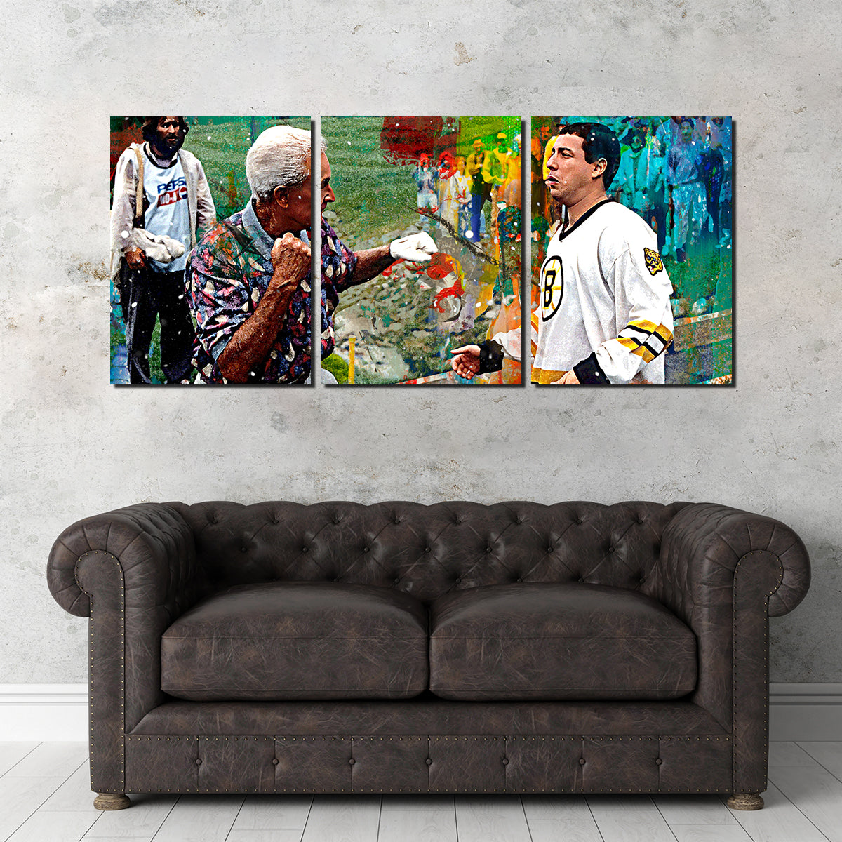Happy Gilmore & Bob Barker High - Quality Wall Art for Home Decor