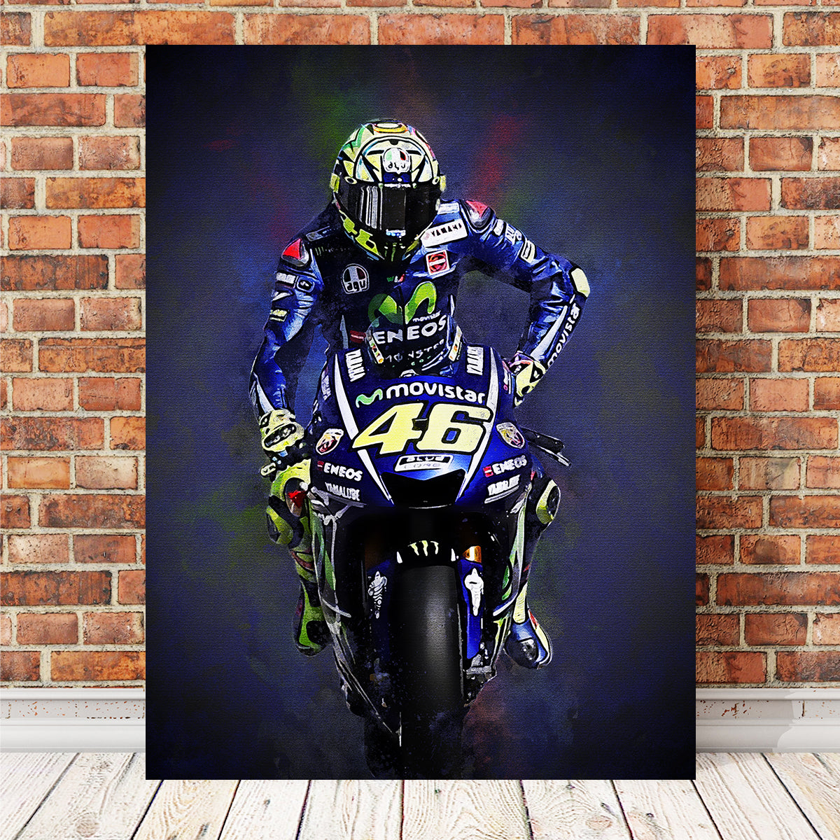 The Legendary Racer Wall Art - Museum-Quality Canvas for Racing Enthusiasts
