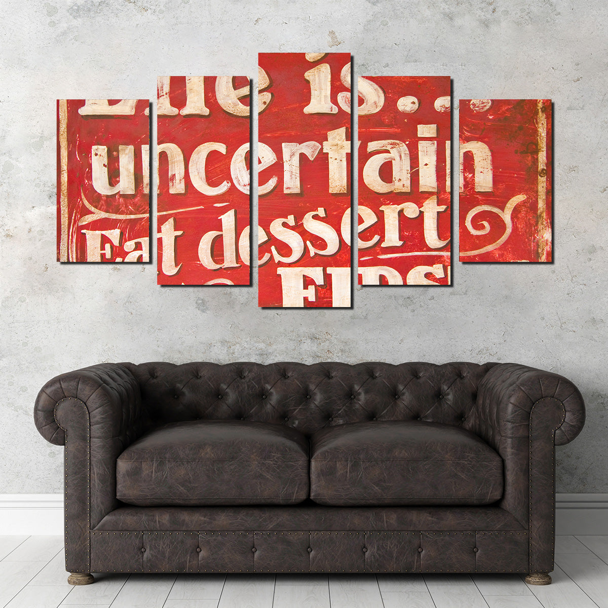 Exquisite Dessert First Wall Art for Stunning Home Decor