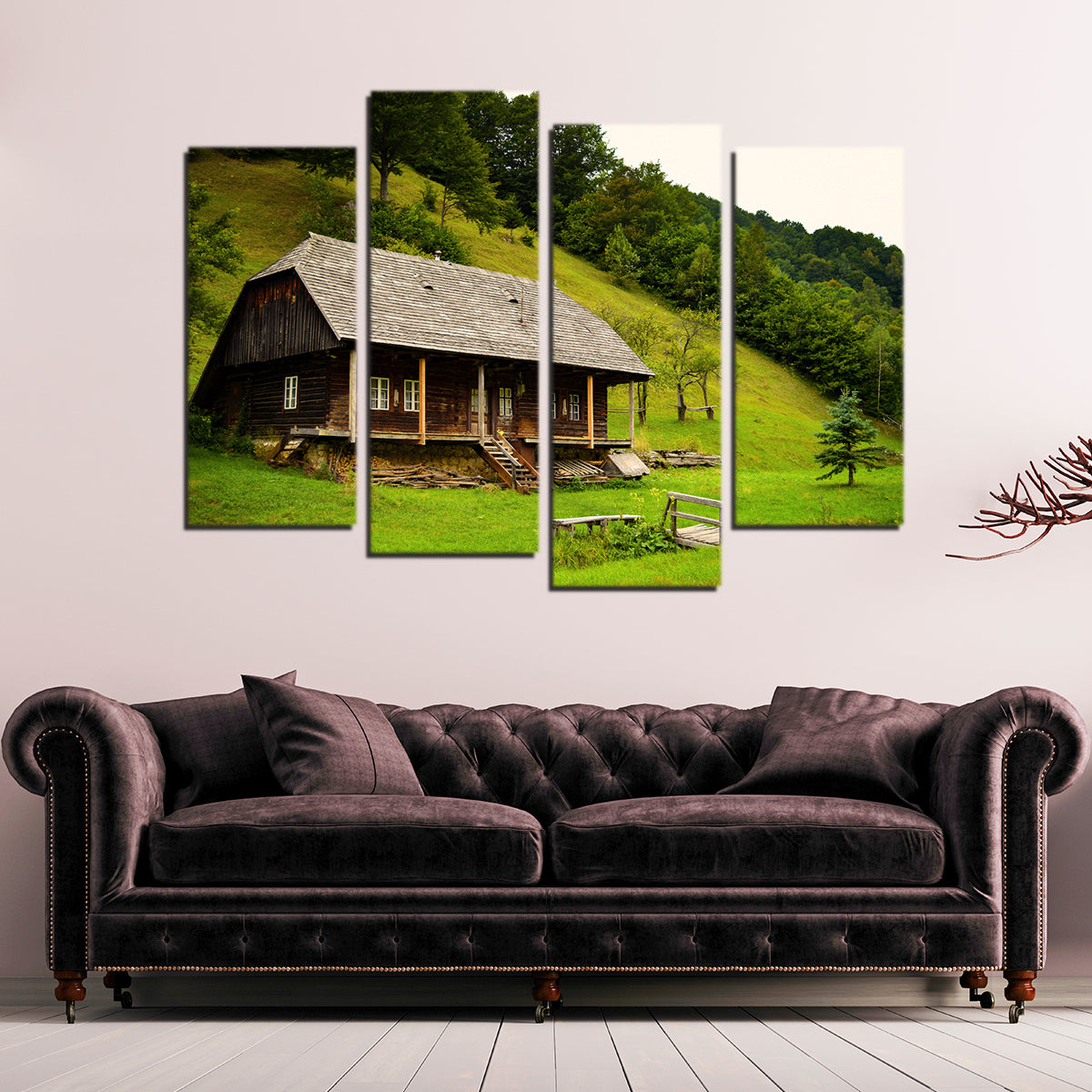 Exquisite Romanian Cabin Wall Art by George Sorin