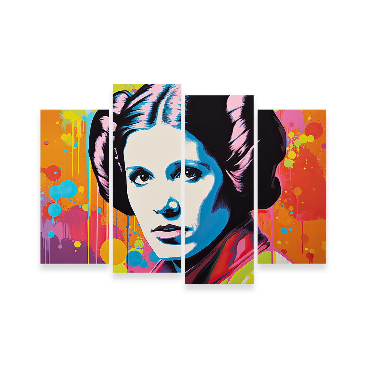 Stunning Princess Leia Wall Art by Ralph & Laura Design