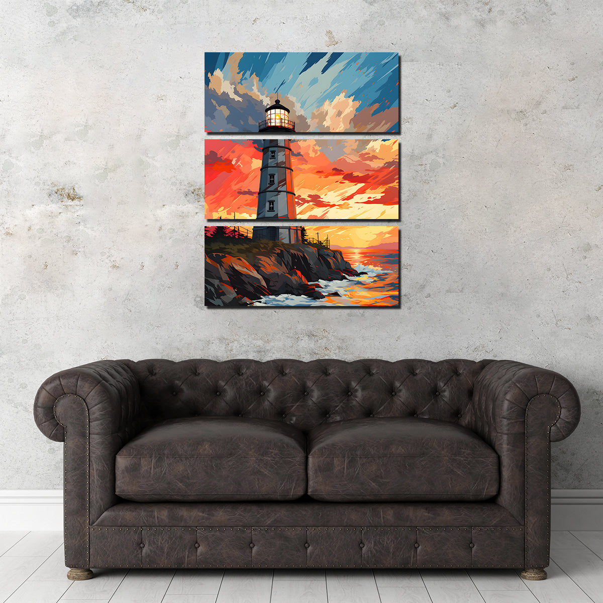 Stunning Scotland - Corsewall Lighthouse Wall Art by Valth Graphics
