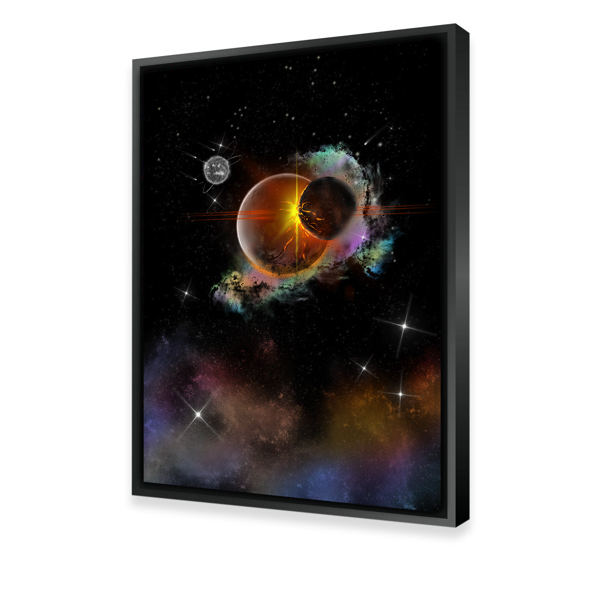 Stunning Collisions Wall Art by JPS Darko Art