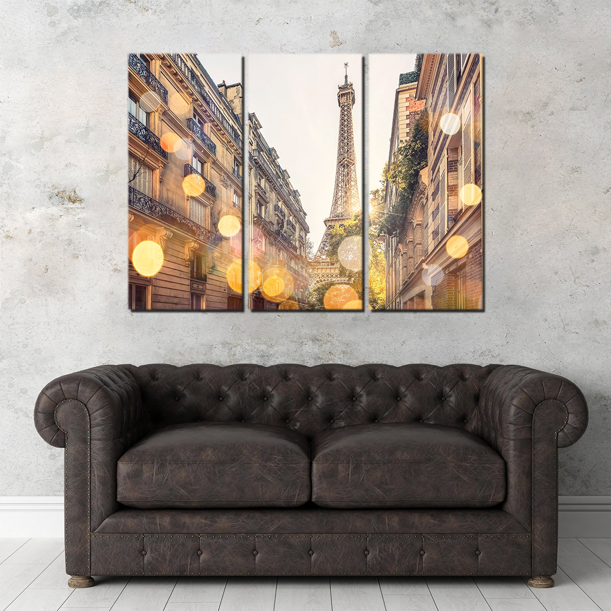 Enchanting Bokeh in Paris Wall Art for Home Decor