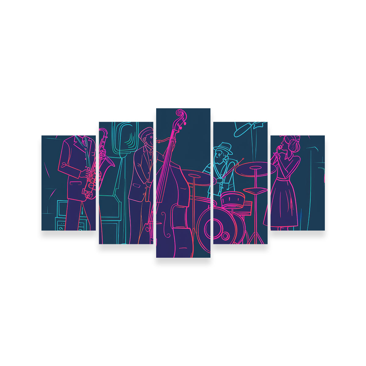 Stunning Jazz Band Vibe Wall Art for Your Home Decor