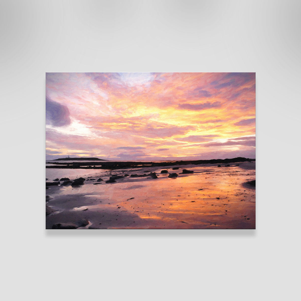 Stunning Soft Golden Sunrise Wall Art by Denise Dundon