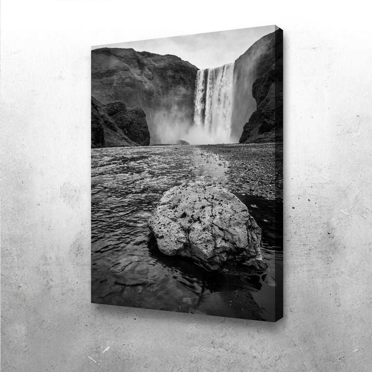 Stunning Rock Fall Wall Art by Dennis Maida