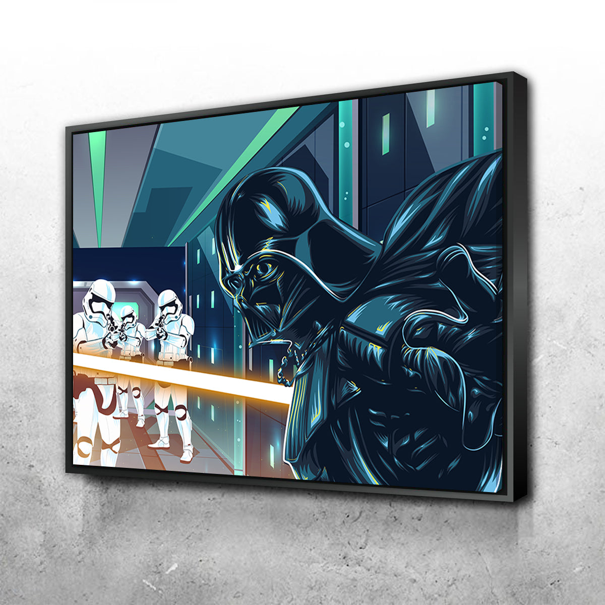 Epic Star Wars Final Battle Wall Art by Ralph & Laura Design