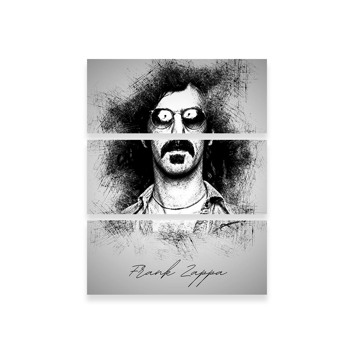 Frank Zappa Stunning Wall Art by Albi Art