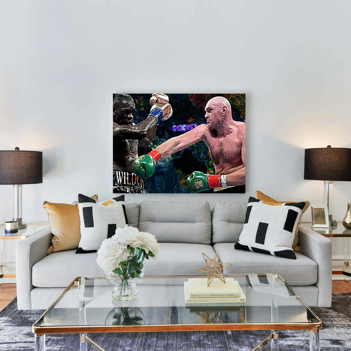 Exclusive Fury Vs. Wilder Wall Art for Stunning Home Decor