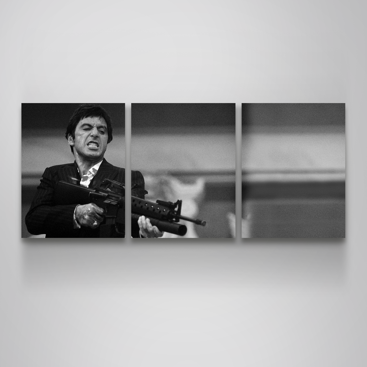 Stunning Scarface Black & White Wall Art for Home Decor