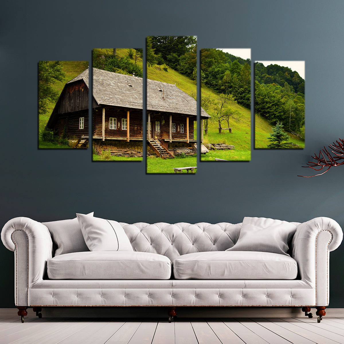 Exquisite Romanian Cabin Wall Art by George Sorin