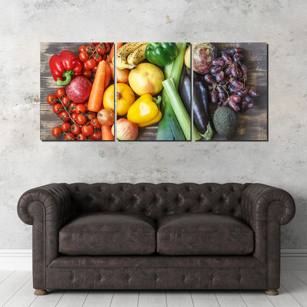 Exquisite Fruits & Vegetables Wall Art for Home Decor