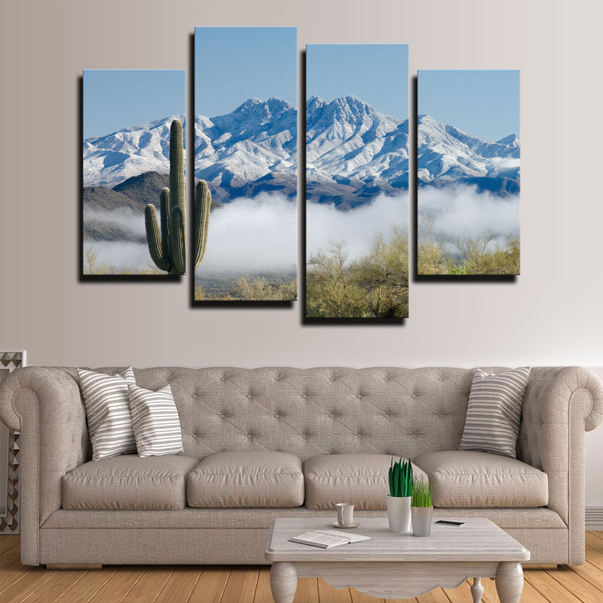 Stunning Saguaro and Four Peaks Wall Art for Your Home Decor