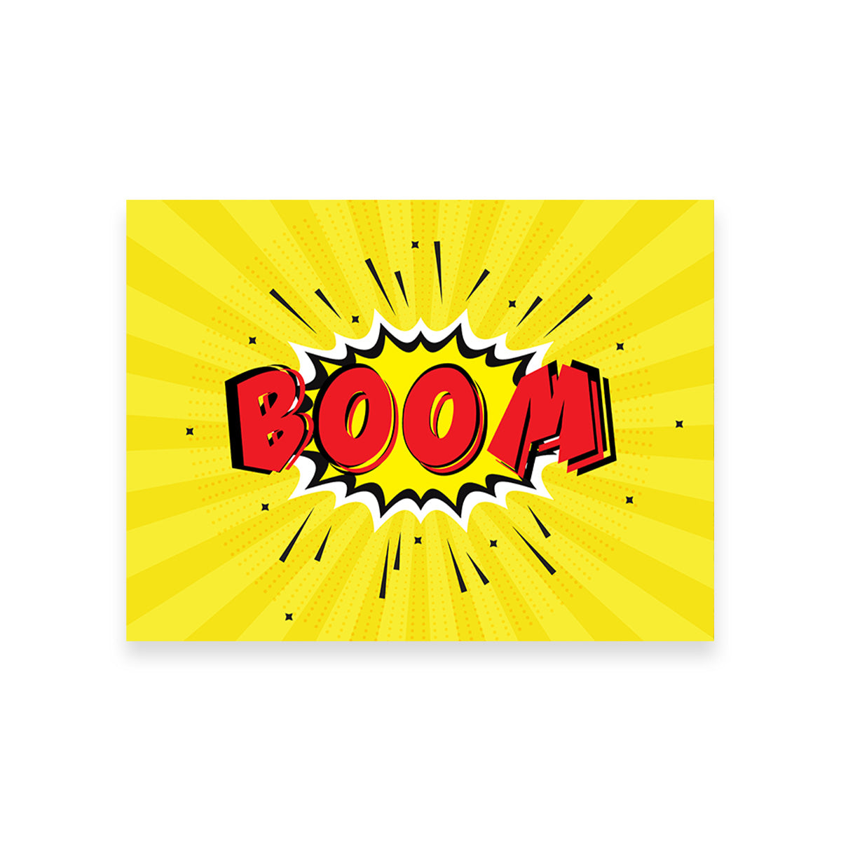 Boom1 Stunning Wall Art - Sustainable Kiln - Dried Pine Wood Frame