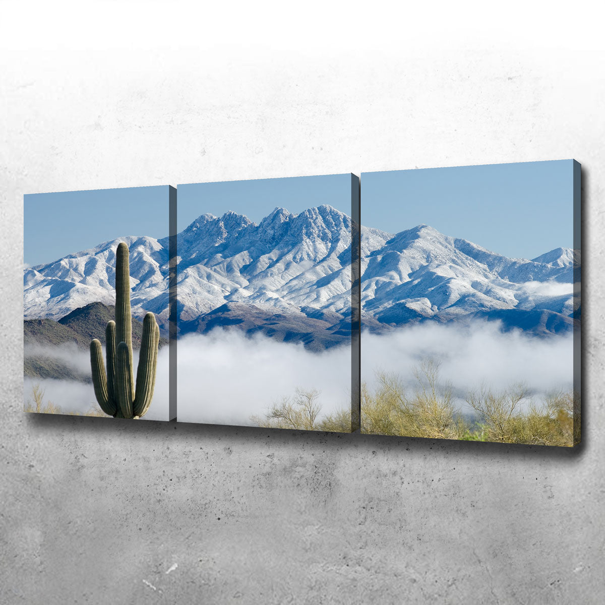 Stunning Saguaro and Four Peaks Wall Art for Your Home Decor
