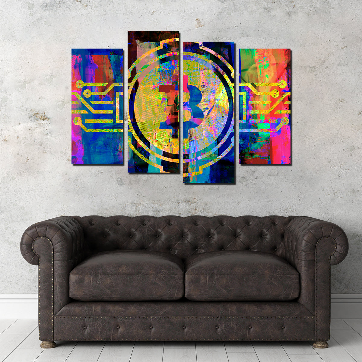 Unique Bitcoin Wall Art by Stephen Chambers