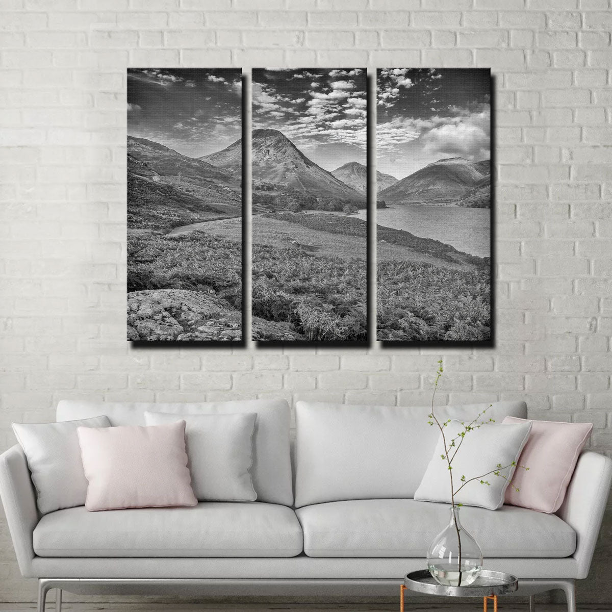 Stunning Grey Peaks Wall Art by Mike Cotton