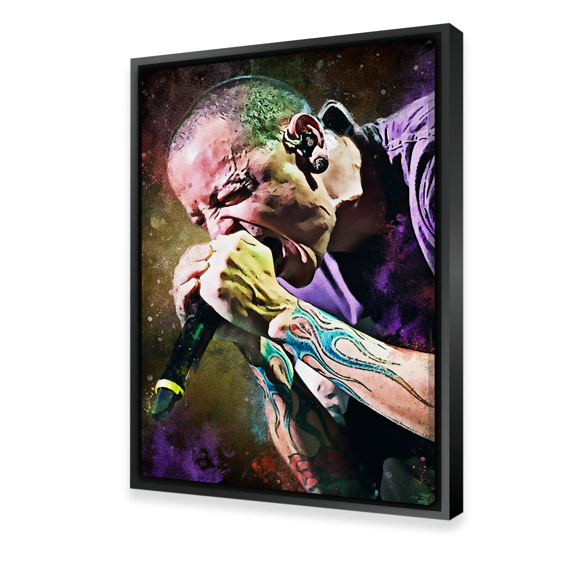 Stunning Chester Bennington Wall Art Paint for Your Home Decor