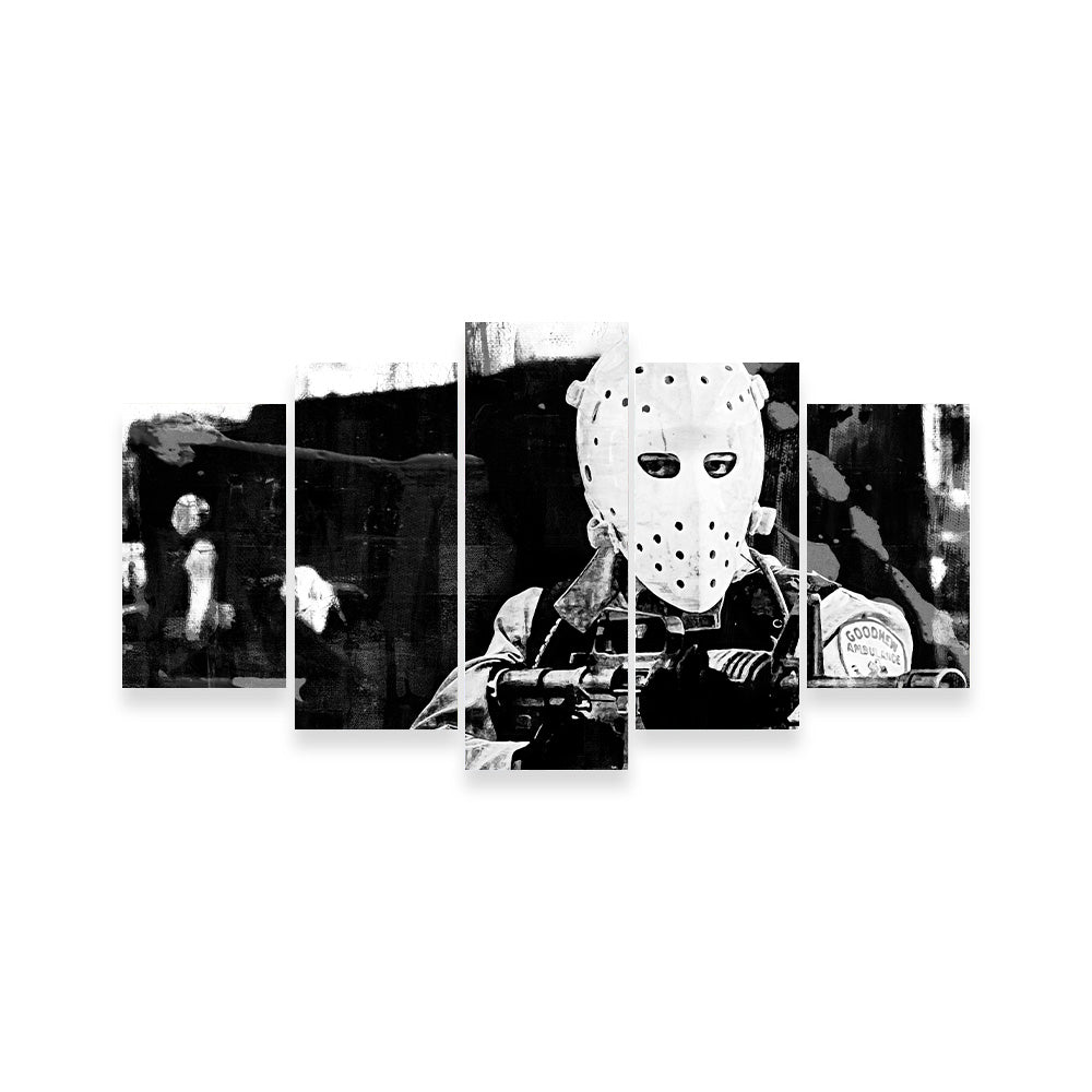 Stunning Heat - The Heist Grayscale Wall Art for Modern Decor