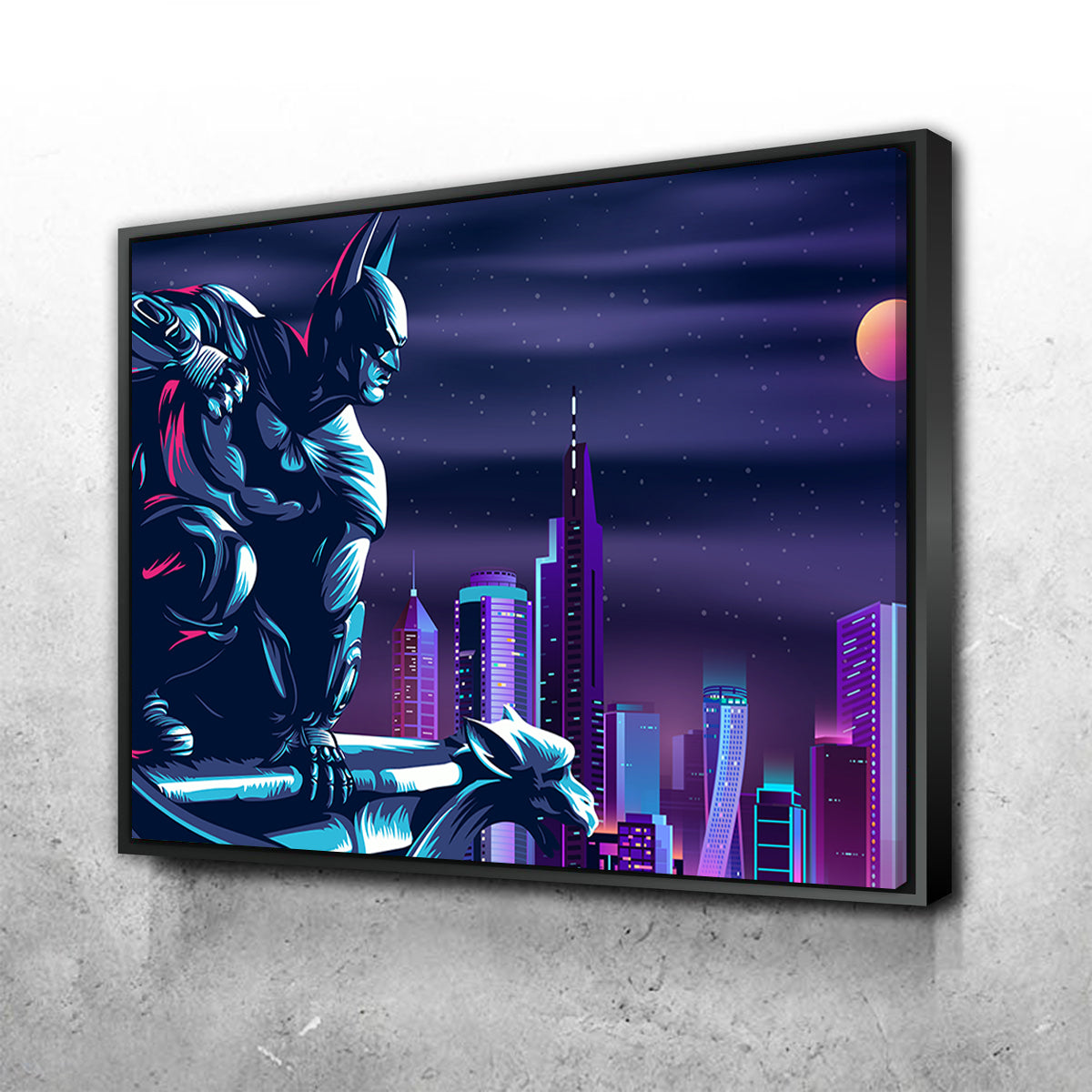 The Fearless Batman Wall Art - Premium Museum Quality Canvas Print