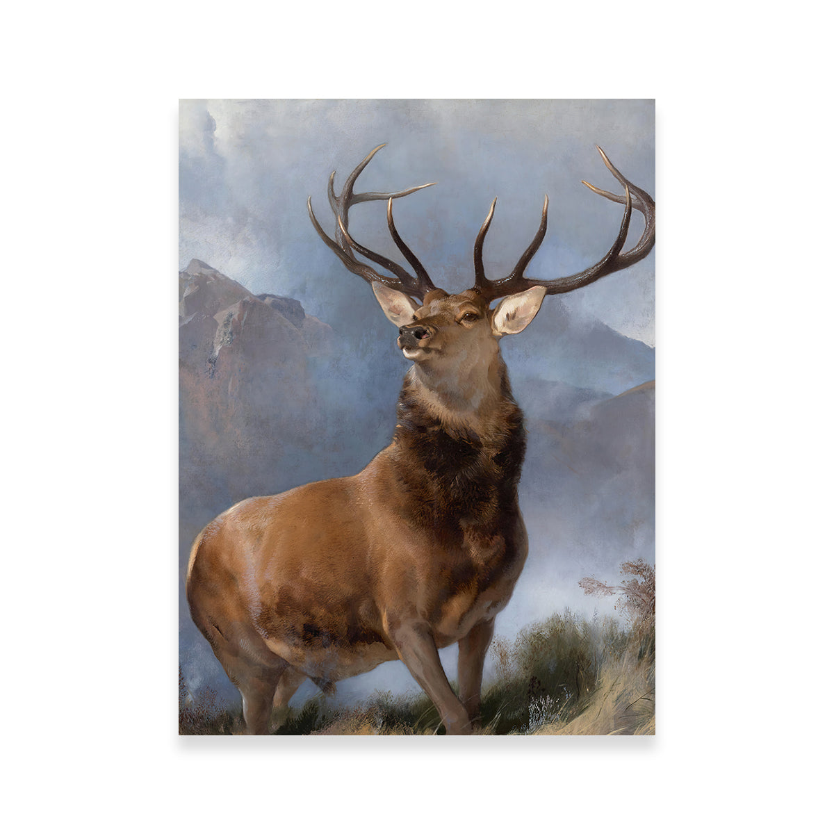 The Monarch of the Glen Premium Wall Art by Denise Dundon