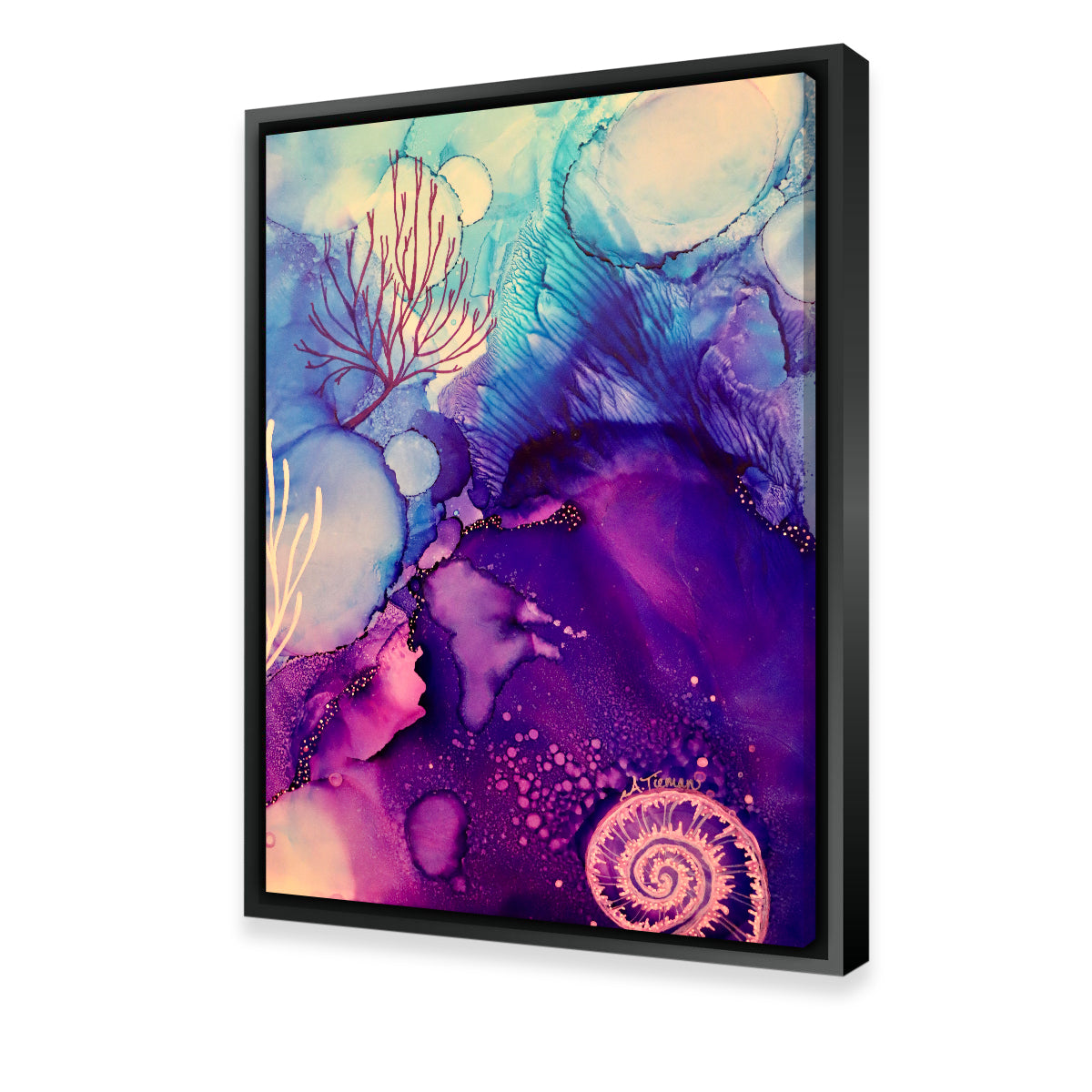 Stunning Galaxy Reef Wall Art by Amy Tieman