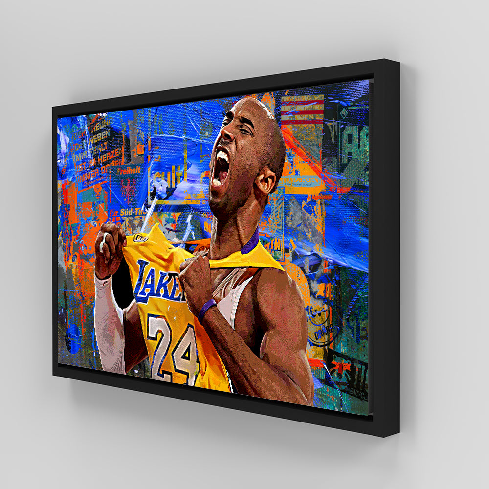 Exquisite The Black Mamba Vintage Blue Wall Art for Stunning Home Decor
