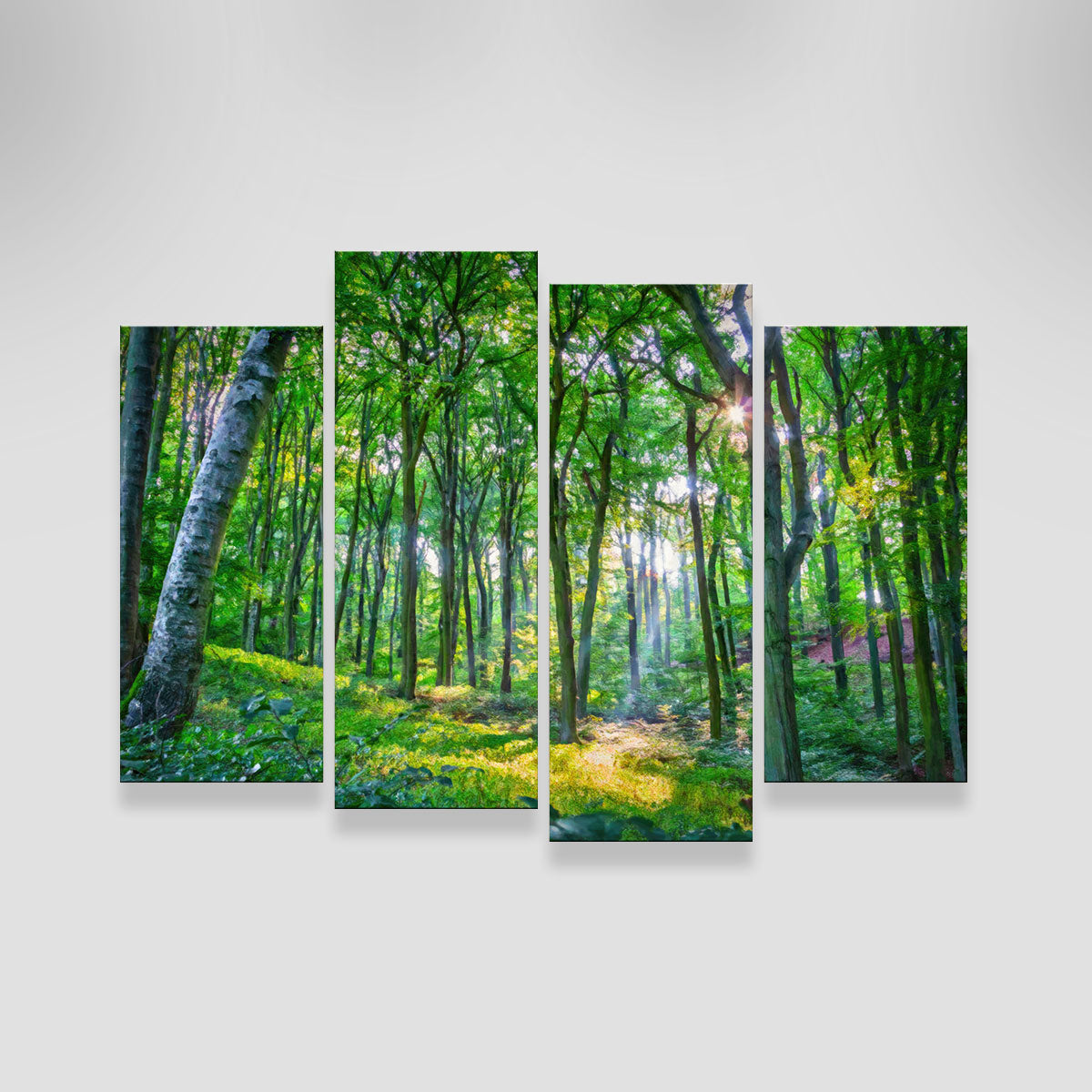 Gorgeous Emerald Forest Wall Art by Denise Dundon