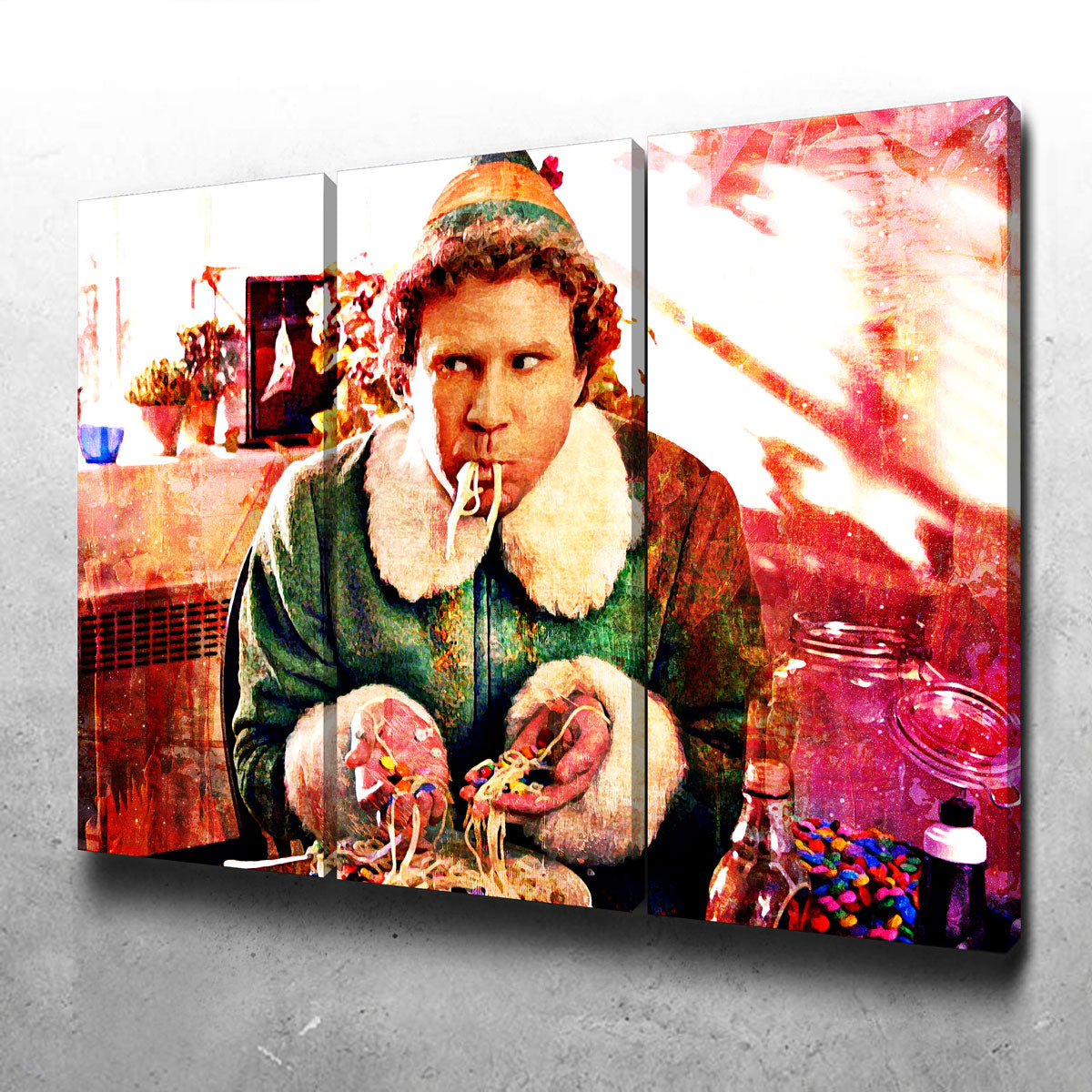 Exquisite Elf Wall Art - Handmade with Sustainable Pine and Museum-Quality Canvas