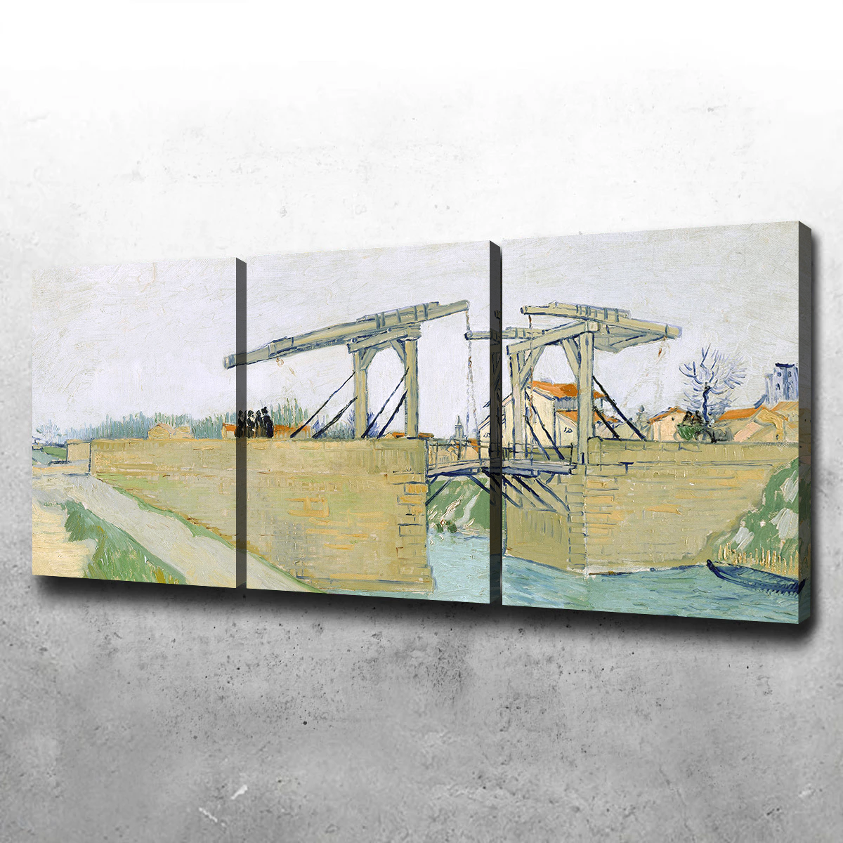 Vincent van Gogh's De brug van Langlois Stunning Wall Art