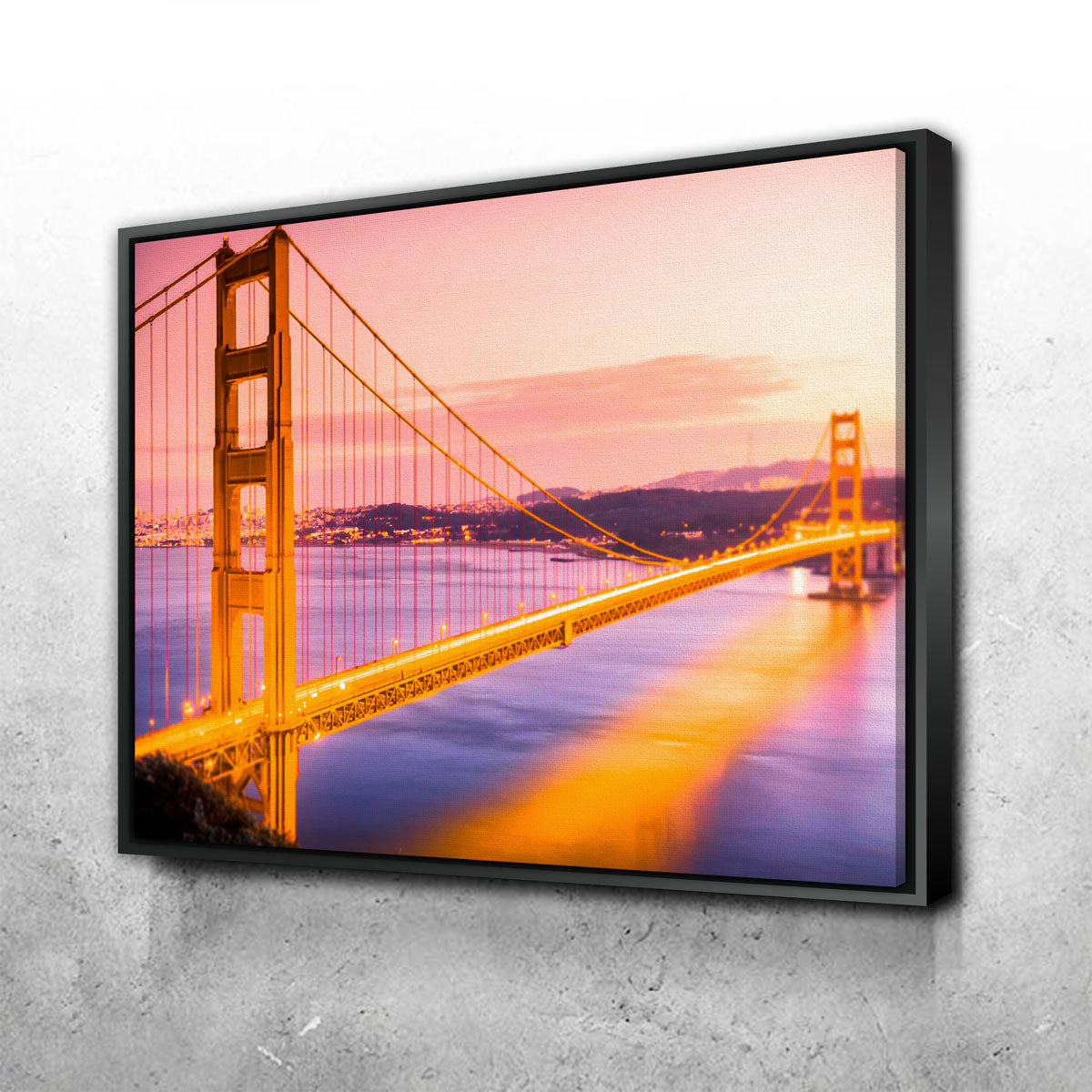 Exquisite Golden Gate Golden Wall Art for Stunning Home Decor