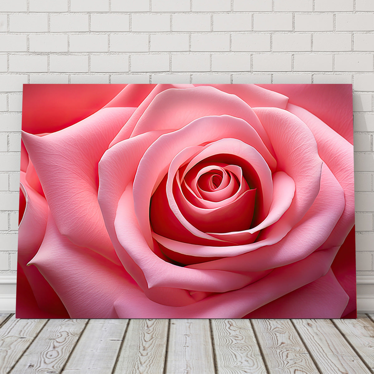 Stunning Light Pink Rose Art Print