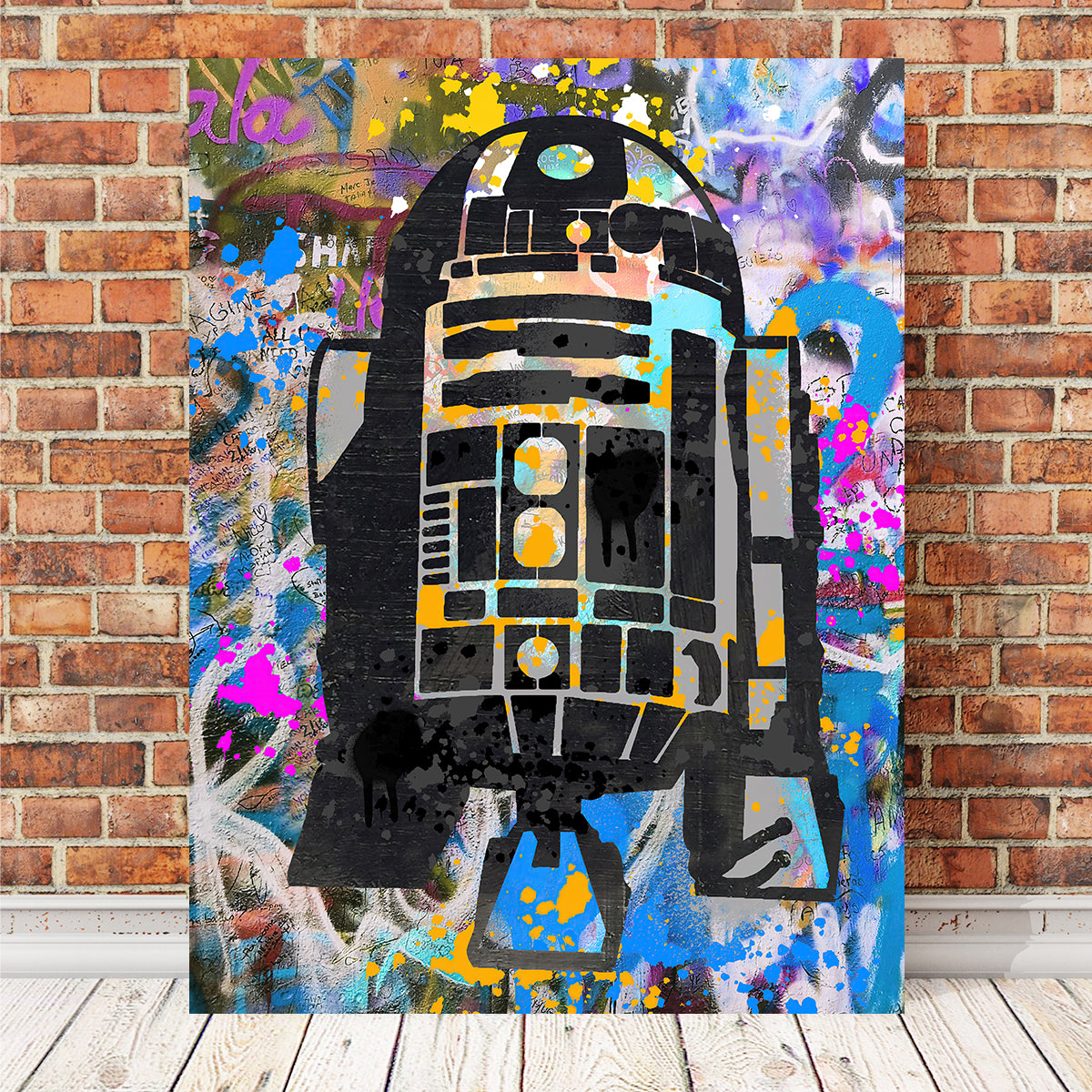 Stunning R2D2 Wall Art by Stephen Chambers