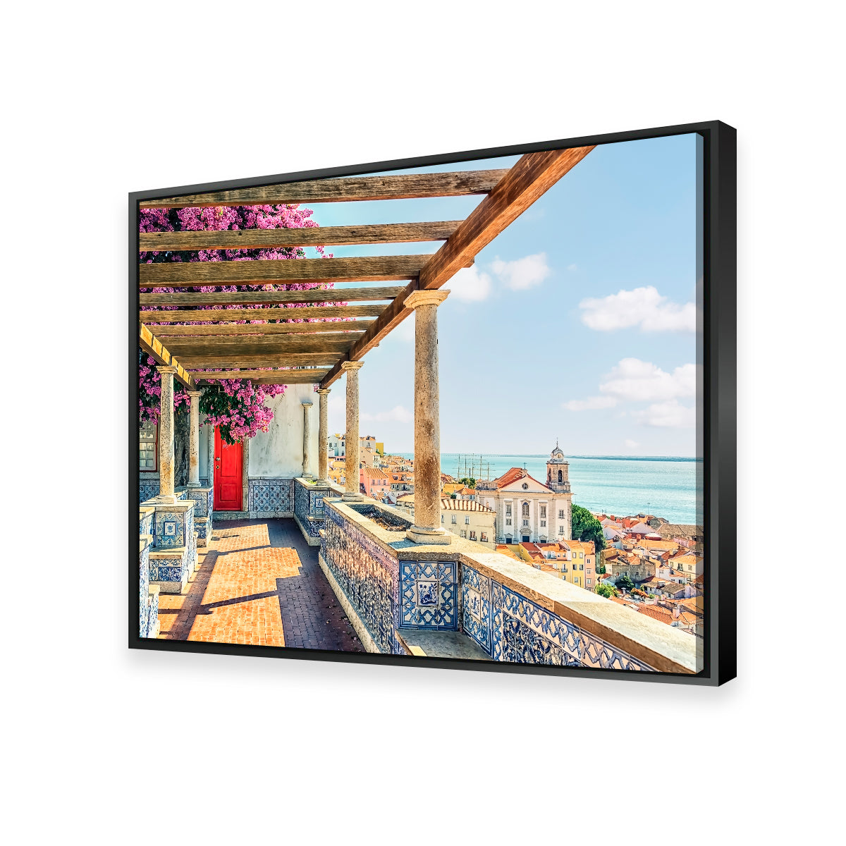 Exquisite Lisbon Roofs Wall Art by Manjik Pictures