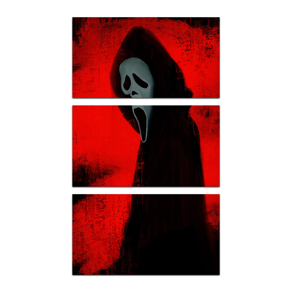 Unique Ghost Face Portrait Wall Art by Andy Brackpool