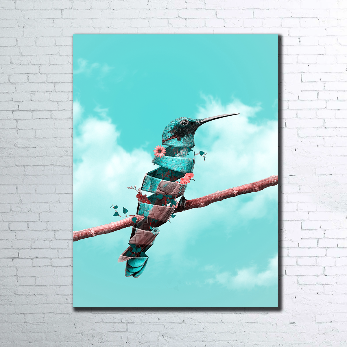 Stunning Pretty Bird Wall Art by Ibrahim Saifee