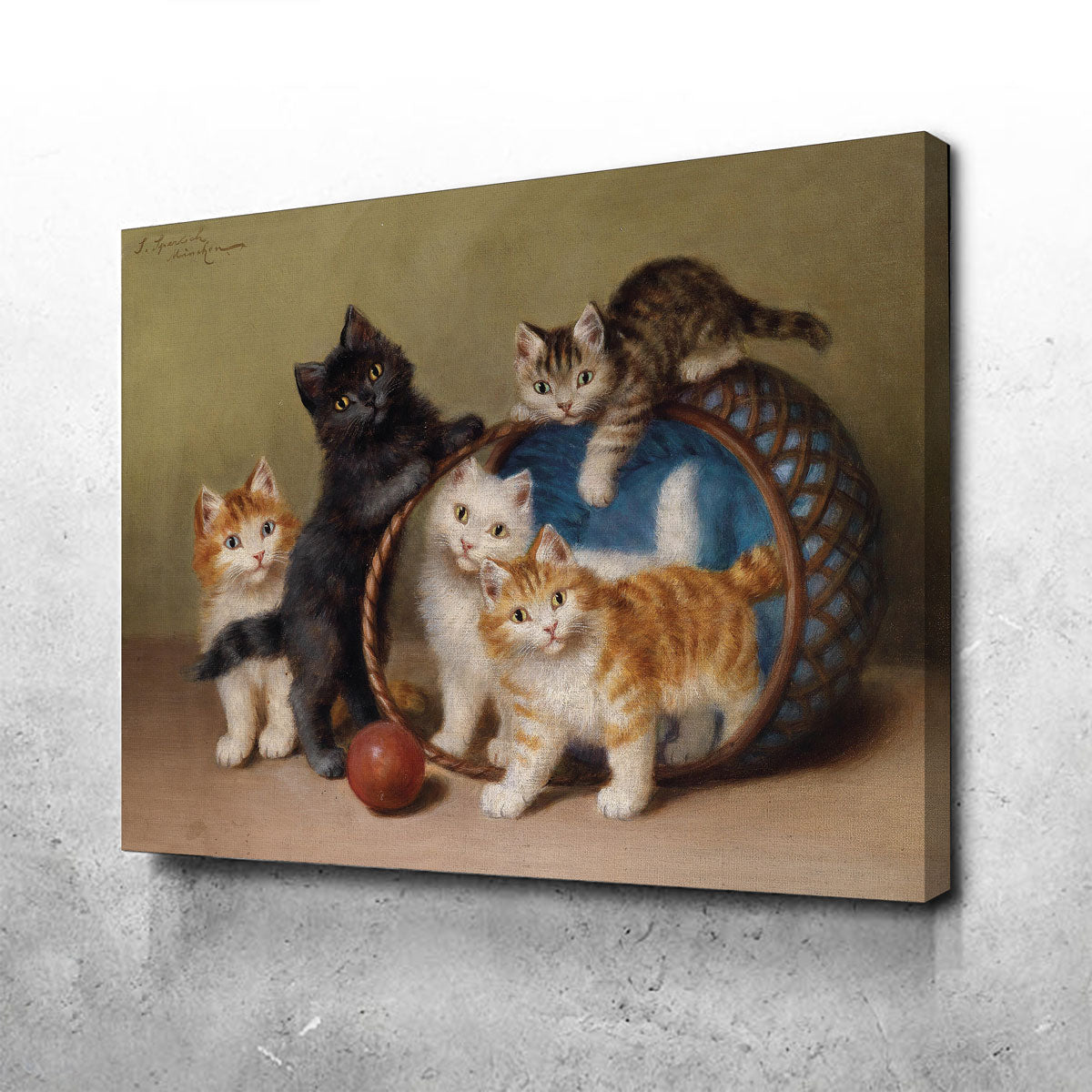Der Rote Ball Stunning Wall Art by Sophie Sperlich